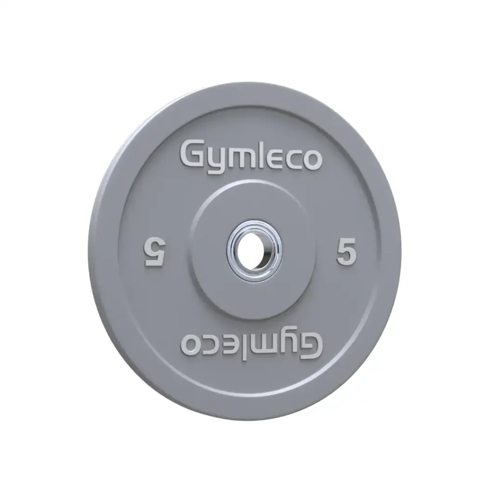 824C Gymleco träningsvikter i gummi, färgade, 5kg