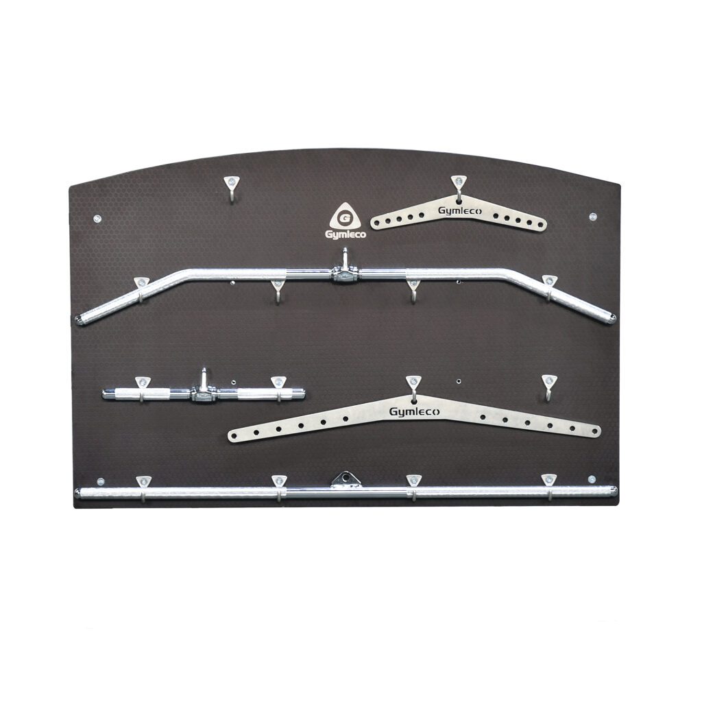 495-1 wall mounted handles and accessories board väggfast hantags och tillbehörstavla gymleco
